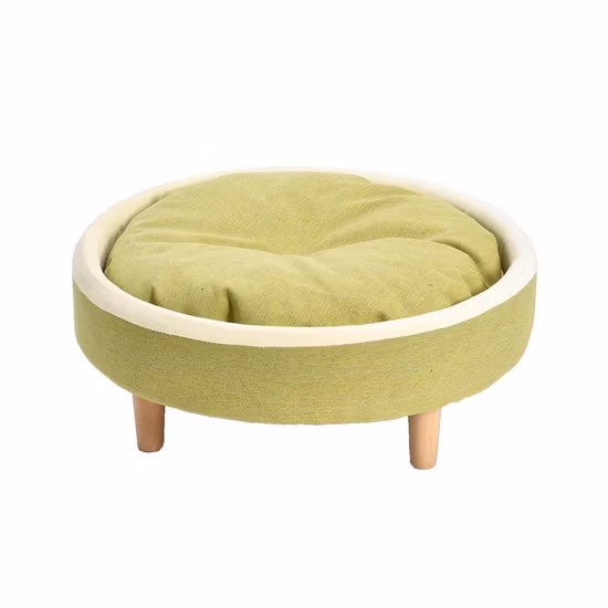 홈 모던 신선도 애완 동물 키티 소파 베드 목재 패브릭 다기능 고양이 바닥 가구