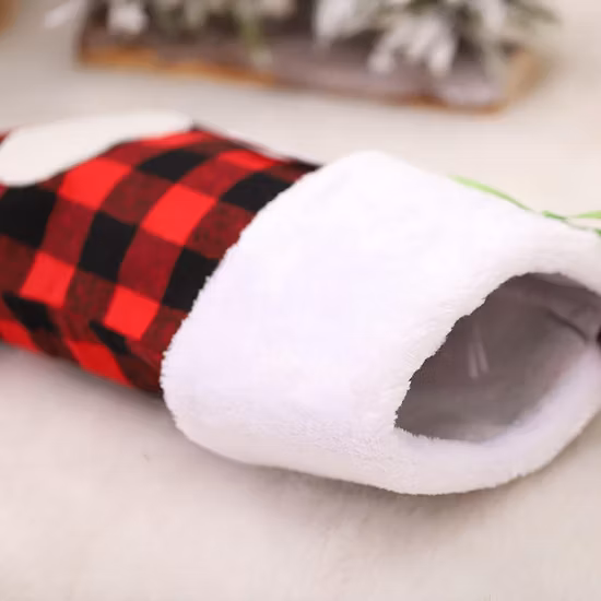 블랙 화이트 체크 승화 애완 동물 고양이 개 발 선물 양말